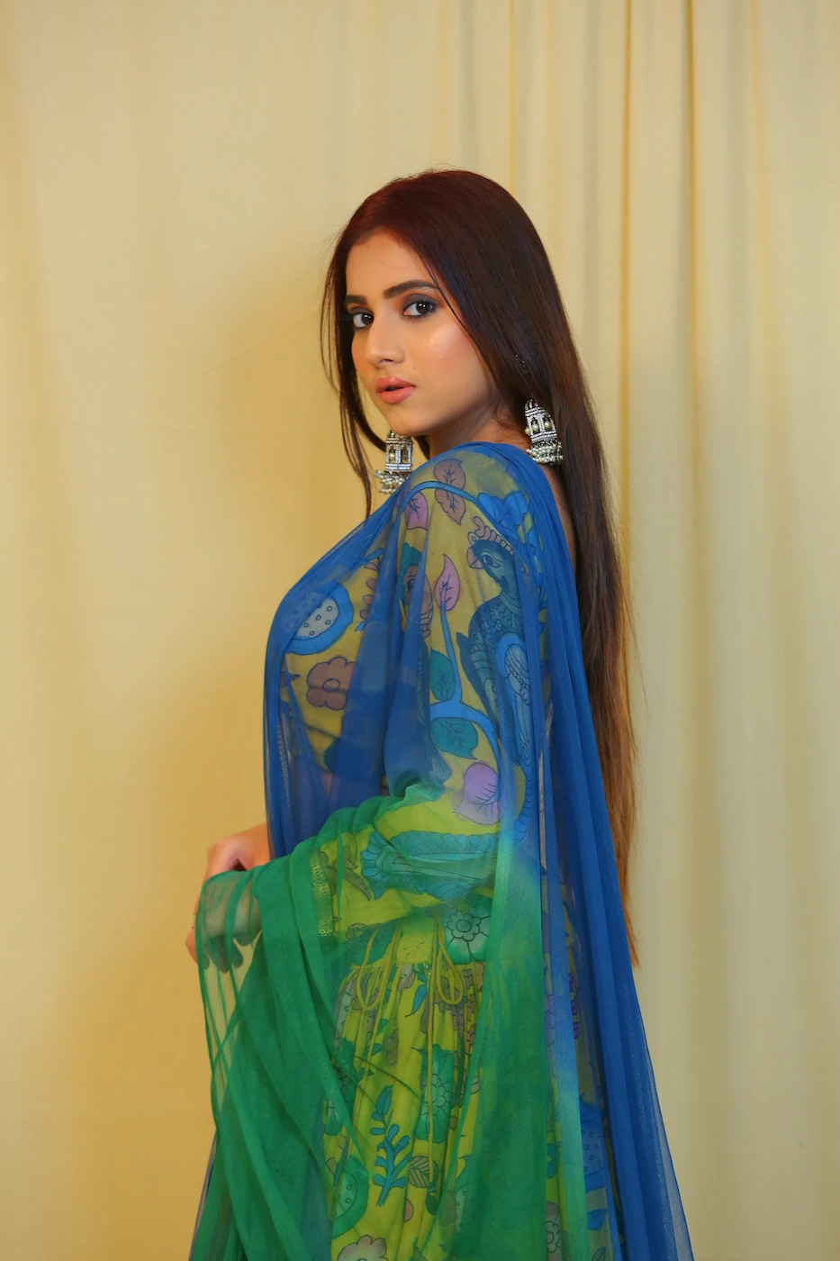 yellow-pen-kalamkari-crepe-lehenga--blouse-with-double-share-soft-net-dupatta-m?uid=1676527091