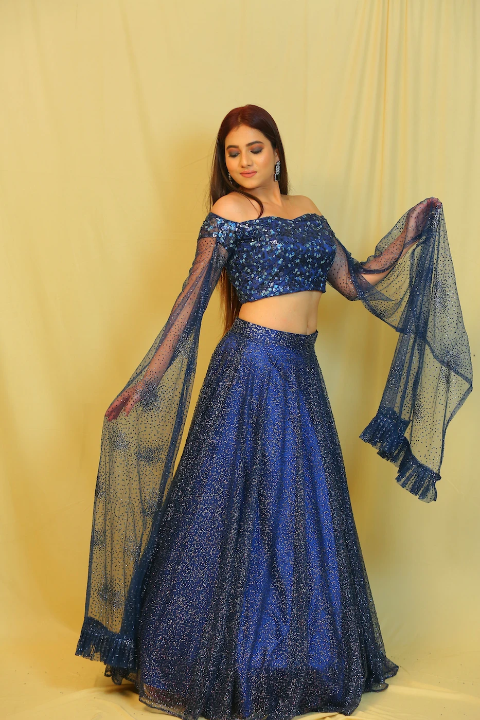 navy-blue-stone-work-lehenga-with-dupatta-sleeves-of-shoulder-crop-top-m?uid=1676349923