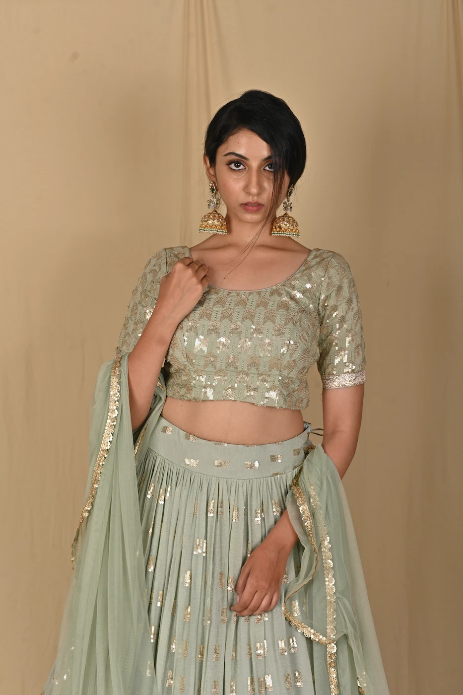 olive-green-crepe-lehenga-highlighted-sequin-work-embroidery-and-border-m?uid=1676352855