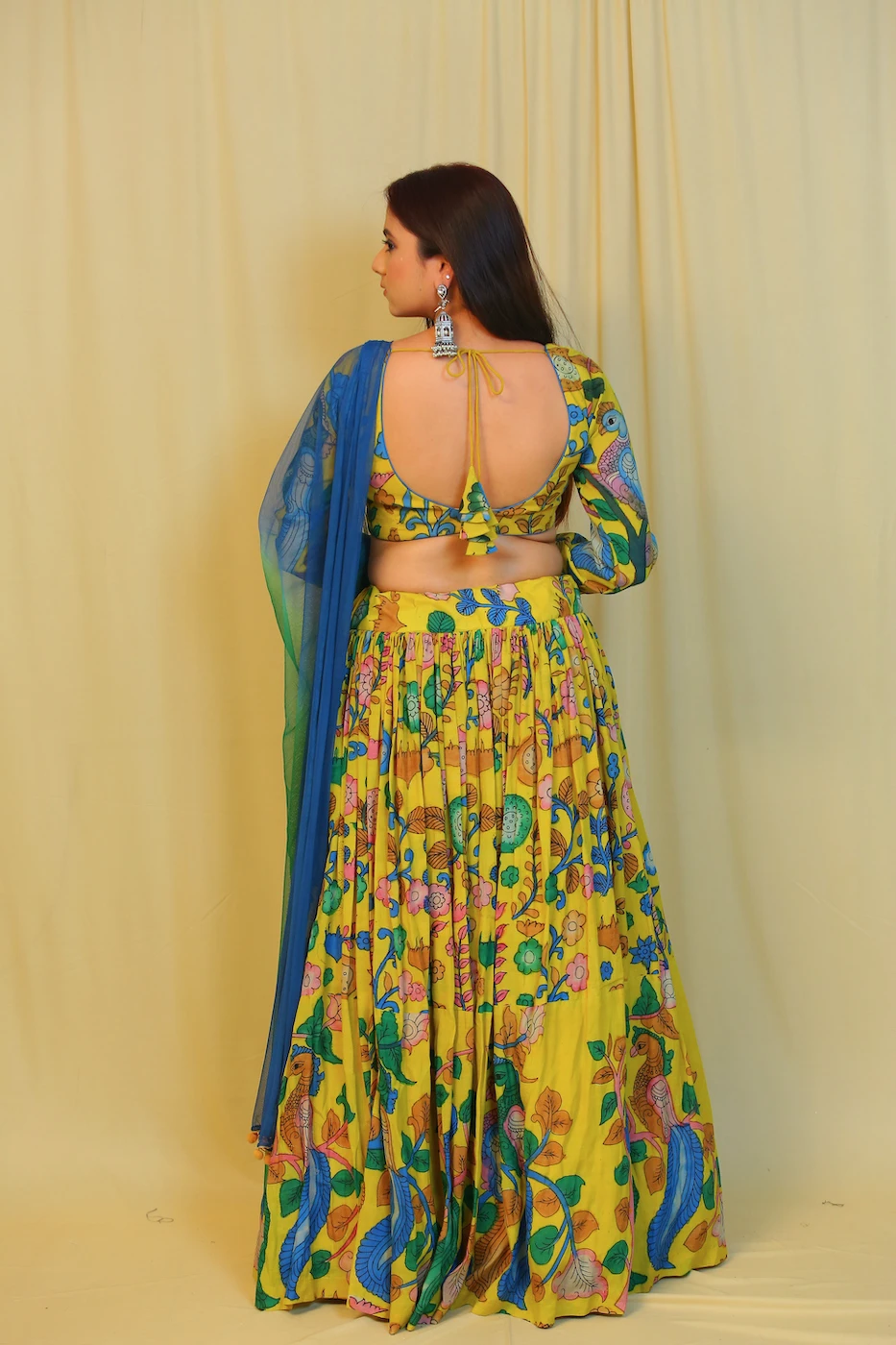 yellow-pen-kalamkari-crepe-lehenga--blouse-with-double-share-soft-net-dupatta-m?uid=1676527091