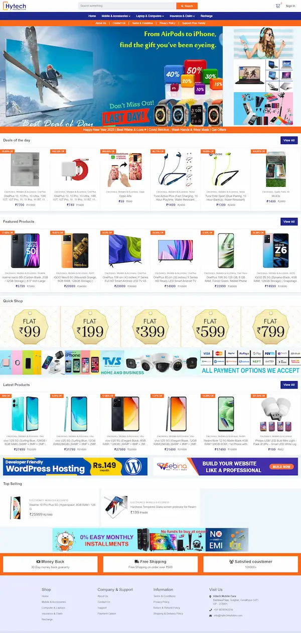 Ecommerce Website